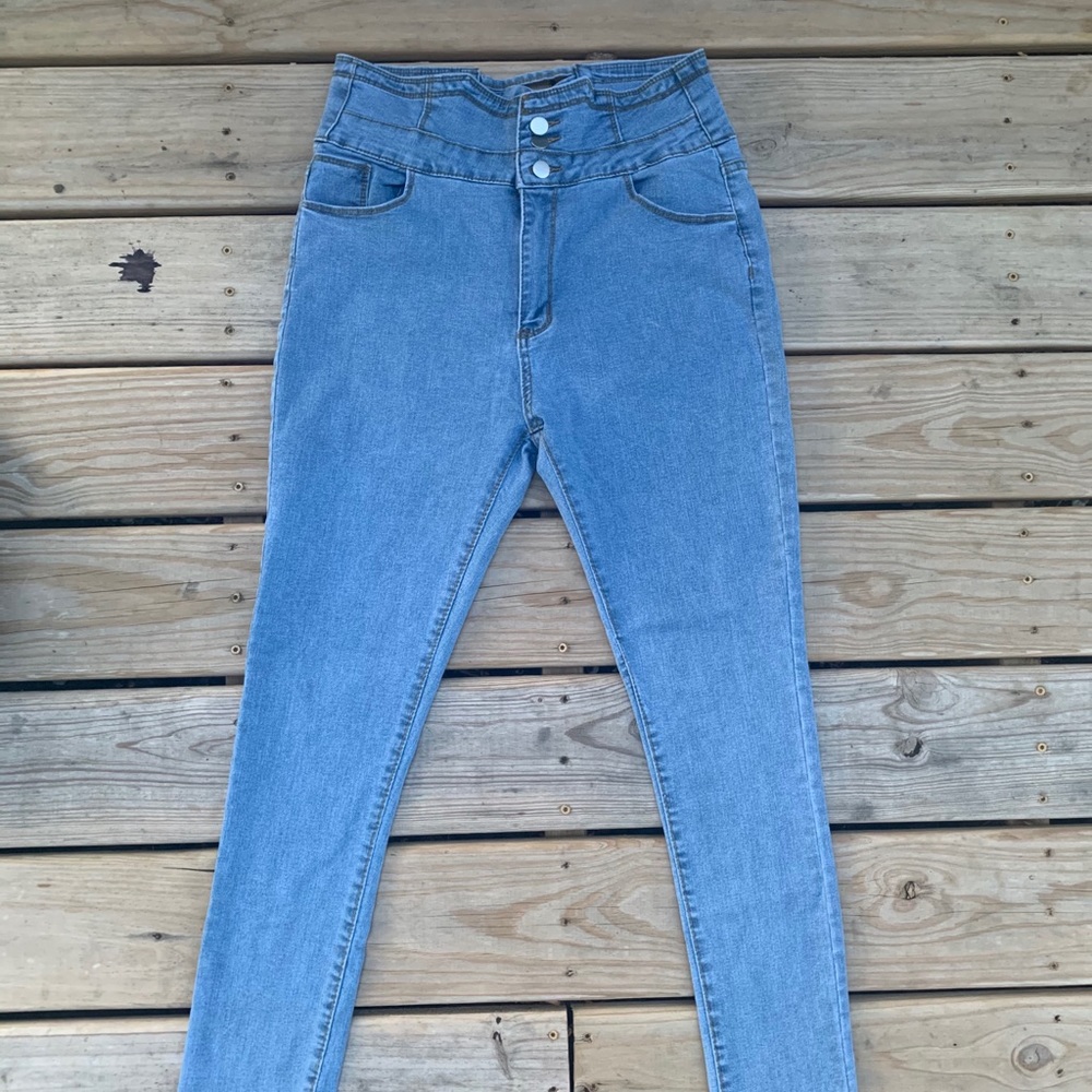 Super high rise jeggings